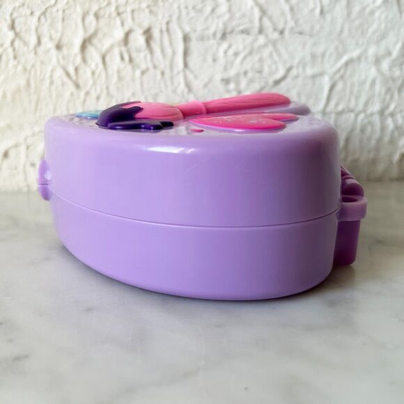 Polly Pocket Art Studio Compact Purple Heart Shape - 2021 Mattel - Picture 8 of 11